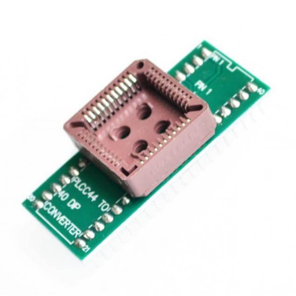 Перехідник для програматорів, мікросхем PLCC44 - DIP40